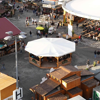 Bier-Karusell am Dorfplatz